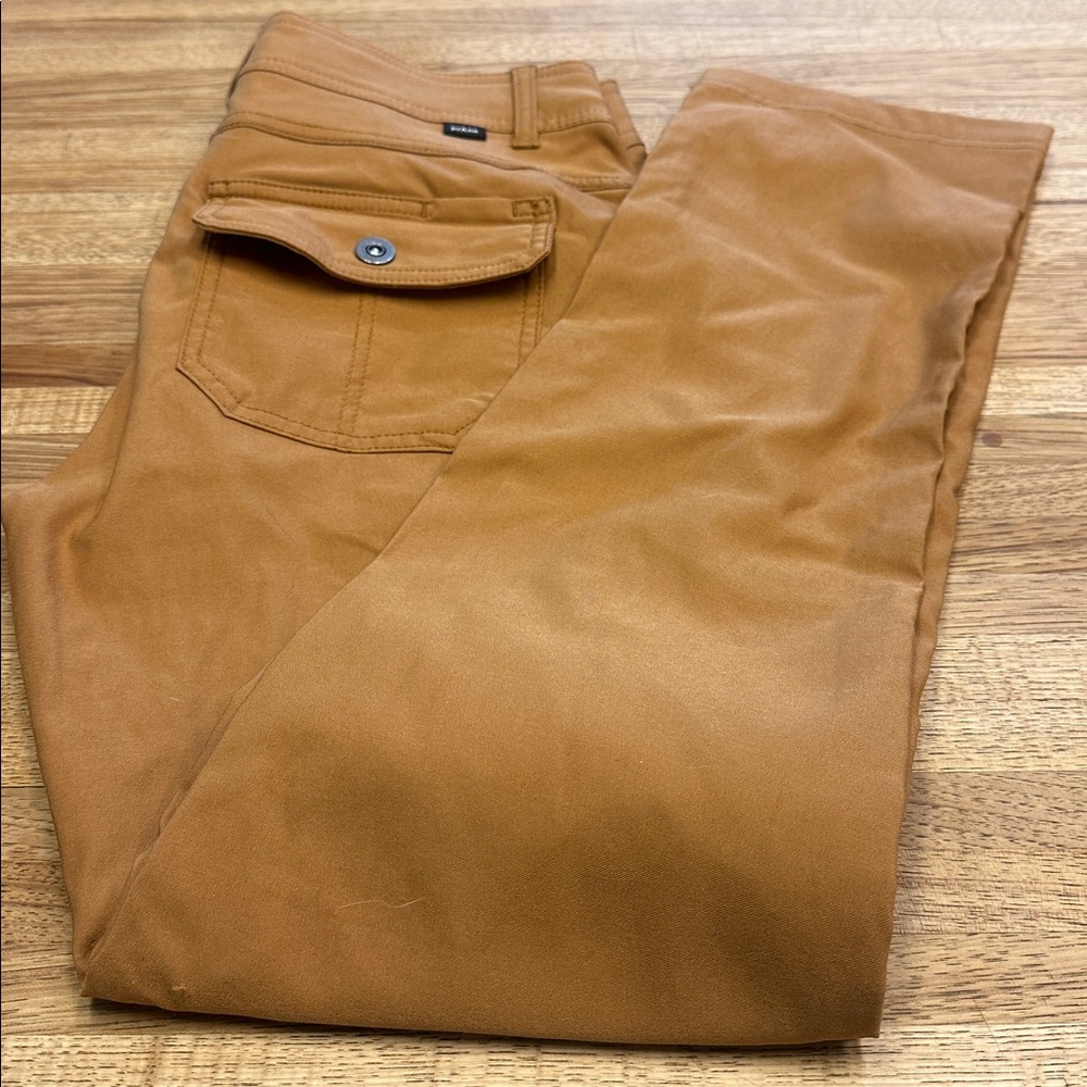 Prana Halle Pants, Gold, 2